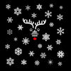 Christmas Window Decoration Poster Santa Claus Elk Snowflake Glass Wall Stickers, Style: SD-2210 30x45cm