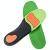 JH-209 Thicken Shock-absorbing Breathable and Comfortable Insole, Size: XS 35-38(Green Orange + bk Mesh Cloth)