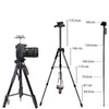 JMARY KP2264 Portable Detachable Tripod Mobile Phone SLR Camera Aluminium Alloy Stand(Blue)