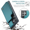 For Samsung Galaxy S25 Ultra 5G CaseMe C22 Card Slots Holder RFID Anti-theft Phone Case(Green)