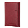 LC.IMEEKE 5-Cards MagSafe RFID Leather Card Bag(Red)