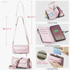 For Samsung Galaxy S25+ 5G CaseMe C36 Card Slots Zipper Wallet RFID Anti-theft Leather Phone Case(Pink)