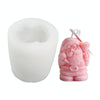 DIY Christmas Candle Aromatherapy Gypsum Silicone Mold, Shape: Santa