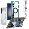 For Samsung Galaxy S23 Ultra 5G GKK Space Series Rotate MagSafe Shockproof Full Coverage Phone Case(Transparent)