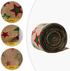 5m X 6cm Christmas Imitation Hemp  Ribbon Gift Decoration Ribbon(B Alphabet)