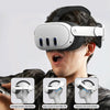 For Meta Quest 3 VR Adjustable Elite Headset Head Strap(White)