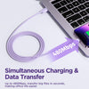 JOYROOM S-AL012A14 Multi-Color Series 2.4A USB to 8 Pin Fast Charging Data Cable, Length:1.2m(Purple)