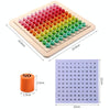 1-100 Teaching Aid Number Early Education Kindergarten Puzzle Toys, Style: With 1 Question Card