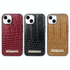 For iPhone 15 Pro VIETAO Alligator Texture PU Phone Case(Black)