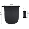 30L Outdoor Riding Motorcycle Helmet Bag Large Capacity Waterproof Combination Lock Storage Pack(Black)