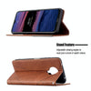 For Nokia G20 / G10 Rhombus Texture Horizontal Flip Magnetic Leather Case with Holder & Card Slots & Wallet(Brown)