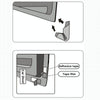 3R 3R-2107 Car Door Anti-collision Rubber Strip Invisible Protection Anti-scratch Aticker(Transparent)