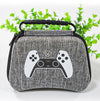 3 PCS AOLION Game Handle Waterproof EVA Storage Bag Hard Shell Bag For PS5/PS4(Gray)