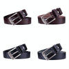 BULL CAPTAIN 01 Pin Buckle Thickened Cowhide Wear-Resistant Belt, Length: 120cm (Burr Brown)