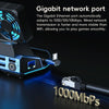 YCE-V279 10 in 1 USB-C Gaming Dock Station Hard Disk Enclosure with Detachable Fan(Blue Black)