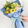 4cm x 9m Sky Blue Symphony Fishtail Yarn Flower Cake Baking Packaging Ribbon Lace Decorative Webbing