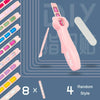 DIY Push Type Glam Nail Machine Girl Dressing Toy(Box Packed)