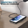 For Samsung Galaxy S21 FE 5G 3 in 1 Ring Holder PC + TPU Phone Case(Black)