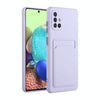 For Samsung Galaxy A71 5G Card Slot Design Shockproof TPU Protective Case(Purple)