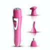 2 in 1 Lady Shaving Hair Removal Device Electric Mini Shaving Nose Hair Remover(Pink)