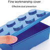 Household Stackable Building Block Organizer Student Desktop Plastic Storage Box, Model: Rectangular Red