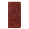 For Galaxy A71 5G Magnetic Crazy Horse Texture Horizontal Flip Leather Case with Holder & Card Slots & Wallet(Brown)