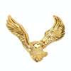 Hawk Pattern Car Metal Body Decorative Sticker (Gold)