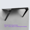 2 PCS Creative Multi-functional Storage Rack Computer Monitor Holder, Size:S(White)