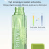 500ml Simple Square Mug Portable Leak-Proof Plastic Cup Sports Camping Bottle(Grey)