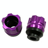 2 Pairs Motorcycle Modified Accessories Anti-Drop Cup CNC Aluminum Alloy Anti-Collision And Shock Absorbing Front Fork Cup(Purple)