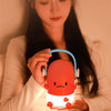 ICARER FAMILY IF-P001 Cute Cartoon Shaped Ornaments Angel Wings Handheld Night Light(Warm Light)