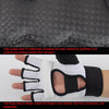 Half Fingers Adults Sandbag Training Boxing Gloves PU Leather Fitness Sparring Taekwondo Gloves, SIZE:XL