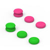 Left + Right Gamepad Rocker Cap Button Cover for NS Pro / PS4(Green+Red)