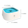 Pet Drinking Water Bowl Floating Not Wet Mouth Bowl Cat Dog Drinking Water Artifact(Blue)