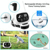 Wireless Dog Fence 500m, Rechargeable & Waterproof Collar (EU Plug) - Two Dogs