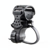 Cycling Flashlight Fixing Bracket Bicycle Flashlight Clip(Black)