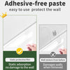 45cmx5m Latex Paint Wall Decoration Static Stickers Children Room Home Self-adhesive Wall Stickers Static Wall Protection Film(Transparent)