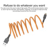 IVON CA78 2.4A 8 Pin Fast Charging Data Cable, Length: 1m (Black)