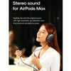JOYROOM SY-A02 8 Pin to 3.5mm Port High-fidelity Audio Cable, Length:2m(Black)