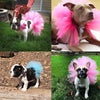White Mesh Dog Skirt, Size M (Puppy/Small Dog Summer Dress)