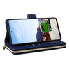 For Samsung Galaxy A53 5G Nine-card Slots Zipper Wallet Bag Leather Phone Case(Blue)