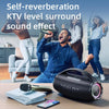 Zealot S97M 80W Outdoor Portable RGB Bluetooth Speaker with Dual Microphones(Black)