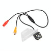 656x492 Effective Pixel HD Waterproof 4 LED Night Vision Wide Angle Car Rear View Backup Reverse Camera for Nissan Patrol 2017-2018 / Kicks 2017-2018