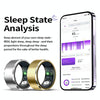 R5 SIZE 9 Smart Ring, Support Health Monitoring / Multiple Sports Modes(Gold)