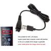 3pcs 4.8V 1.25A USB Charging Cable for Panasonic Electric Shaver ES-LM31 ES-PLM3B