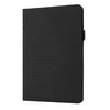 For Samsung Galaxy Tab S6 Lite SM-P610/T615 Rhombus Skin Feel Horizontal Flip Tablet Leather Case with Card Slots & Holder(Black)