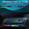 Car Phantom Daytime Running Lights LED Streamer Warning Turning Lights, Length: A12-120cm APP Model