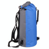 LUCKSTONE 60L Outdoor Rafting And River Tracing Waterproof Backpack Shoulder Bag Inflatable Swimming Bag Tote Bucket Bag(Blue)