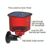 Solar Sound & Light Alarm with Recording (Red)