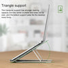 Portable Adjustable Laptop Stand Desktop Lifting Height Increase Rack Folding Heat Dissipation Holder, Style: Fan